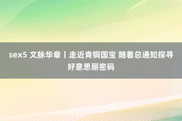 sex5 文脉华章丨走近青铜国宝 随着总通知探寻好意思丽密码