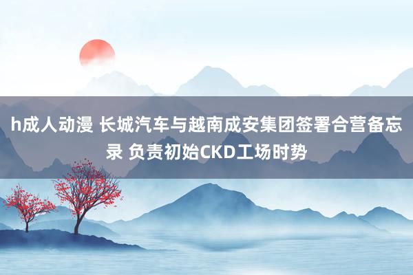 h成人动漫 长城汽车与越南成安集团签署合营备忘录 负责初始CKD工场时势